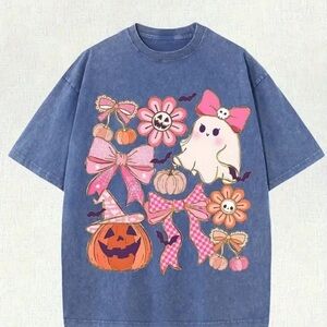 Blue Graphic Short Sleeve‎ Tee